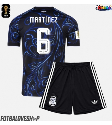 Argentina Lisandro Martinez #6 Dětské Venkovní Dres MS 2026 Krátký Rukáv (+ trenýrky)